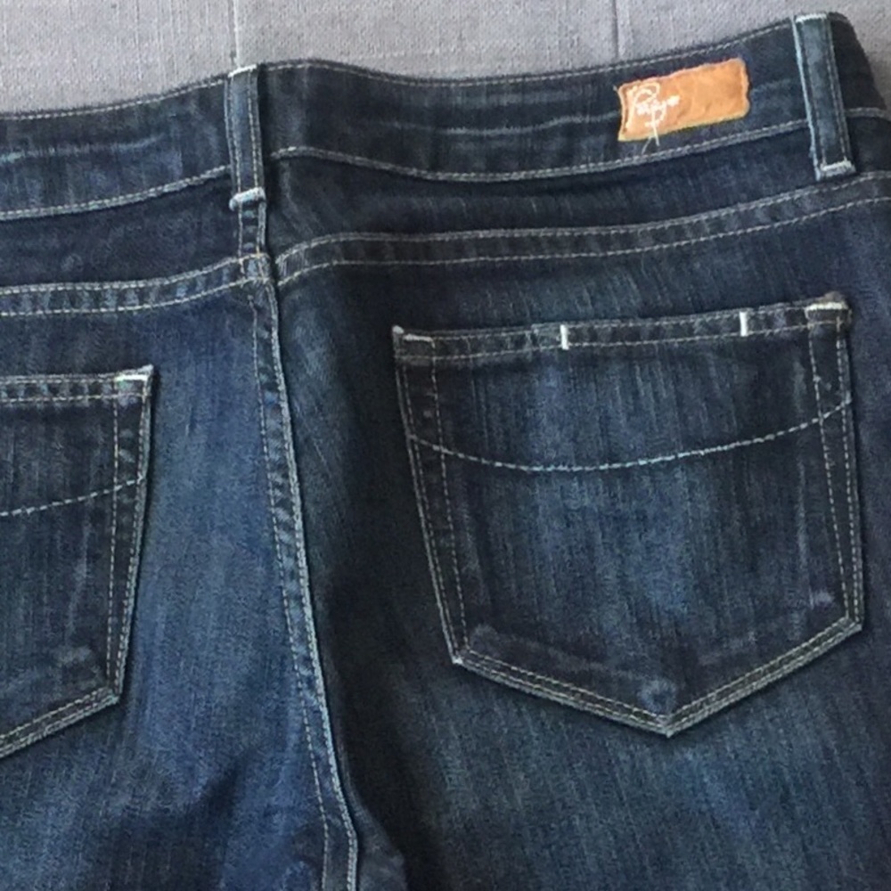 PAIGE dark boot cut jeans